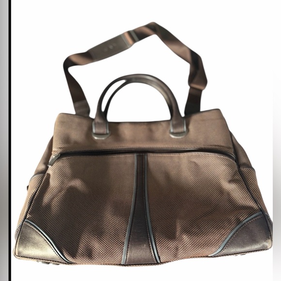 Tumi Brown and Black Men's Briefcase